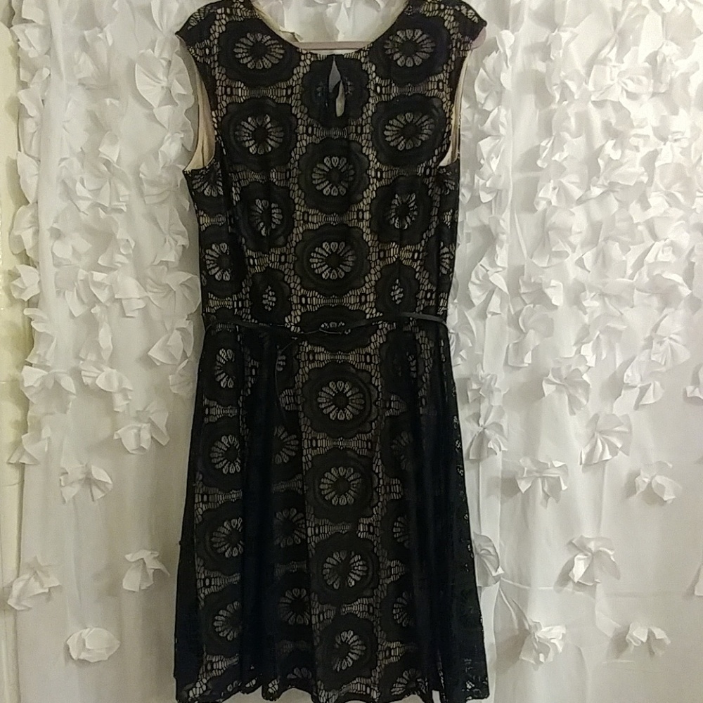 Black lace dress size 16